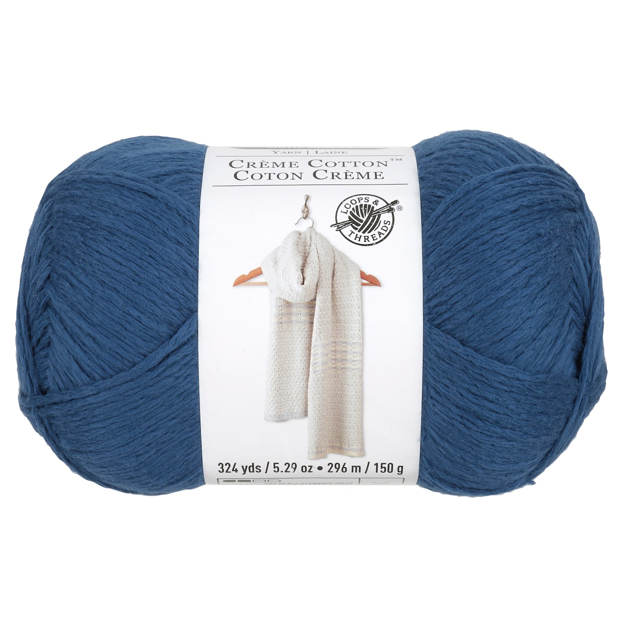 Cr&#xE8;me Cotton&#x2122; Yarn by Loops &#x26; Threads&#x2122;